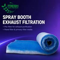 Filtre à air pour cabine de peinture industrielle de haute qualité, neuf, en fibre de verre, efficacité de 95%, classe EU3-EU4, température de 170°C