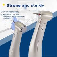 Pièce à main dentaire basse vitesse Max X95 1:5 augmentant l'anneau rouge connecteur de micromoteur contre-angle sans outils de dentisterie à fibres optiques