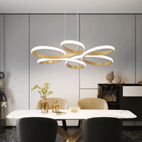 Luminaire suspendu en acrylique LED réglable avec télécommande pour la décoration des restaurants, des bars et des hôtels