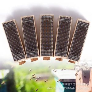Jaula para Abejas Reina de Madera Maciza con Malla de Acero para Apicultura de Uso Doméstico Ecológica - Product Image 3