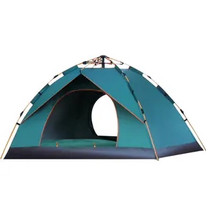 Pop Up Family Camping Tent 1-4 Person for Outdoor Camping Hiking Mountaineering