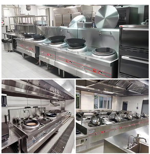 Estufa Wok de Gas comercial de alta potencia de 42kw Estación de cocina Wok de un solo quemador asiático para restaurantes y cocinas industriales - Product Image 5