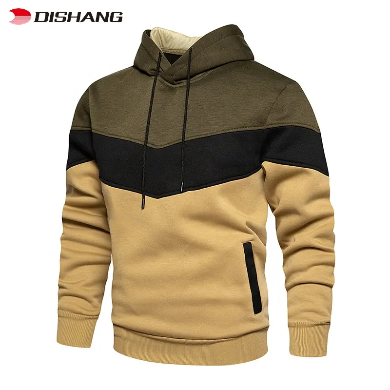 2022 Fall Winter Hodie Casual Patchwork Kap Sweatshirt Custom Nieuwe Stijl Kleur Blok Brief Print Lange Mouwen Mannen ho