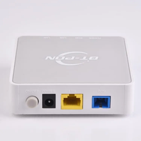 Equipo de fibra óptica 1GE Pon SFP Onu Epon 123er con conectores RJ45 SC APC Fuente de alimentación de 12V utilizada para red FTTH OLT