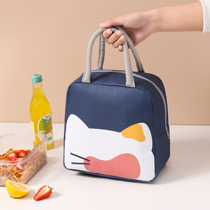 Bolsa de almuerzo con aislamiento Oxford con estampado de dibujos animados de moda de alta calidad, bolsa de hombro portátil impermeable para embalaje de latas frescas - Product Image 4