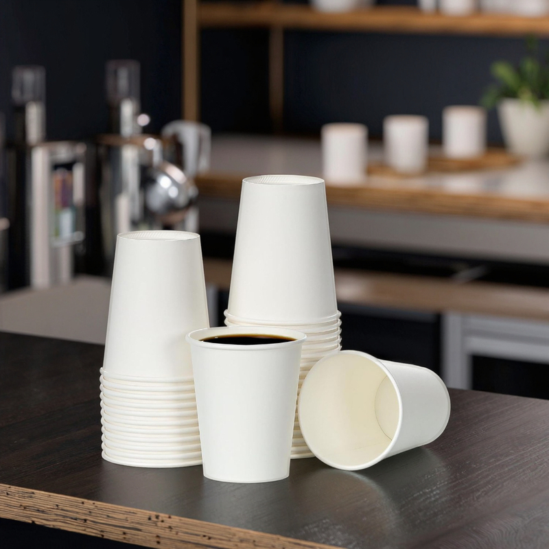 Disposable Biodegradable Paper Soup Containers with