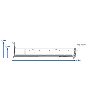 ABROLLCONTAINER RIFIUTI EDILI PULITI – 11 m³ - Product Image 1