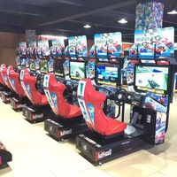 Machine de simulation dynamique grand format pour adultes, jeu de course HD à monnayeur, électromécanique, pour enfants et adultes
