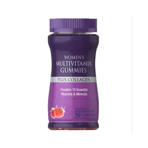 Women's Multivitamin Gummy With Collagen Raspberry Wholesale Price Supplements Gummies Hot Selling Women's Multivitamin Gummy