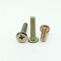 Boulon de connecteur de meubles à tête plate M2.5-M12 en acier inoxydable/acier au carbone pour réparer les meubles, la menuiserie ou le bricolage