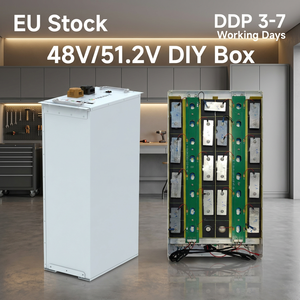 ชุดอุปกรณ์ DIY กล่องแบตเตอรี่ลิเธียมไอออน 16 กิโลวัตต์ชั่วโมง พร้อมจอแสดงผล 51.2 โวลต์ 280 แอมป์ชั่วโมง 16s 48 โวลต์ Lifepo4 กล่องเปล่าสำหรับแบตเตอรี่ ใช้กับ Jk JBD 200A Bms - Product Image 1