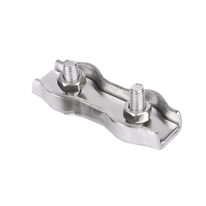 Cuerda de alambre de acero inoxidable de alta calidad Abrazadera doble Simplex Abrazadera de cuerda de alambre dúplex Abrazadera cruzada - Product Image 1
