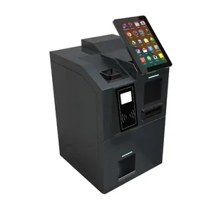 OEM/ODM toplu fatura alıcı & Recycler ödeme Kiosk 58/88mm akıllı bozuk para sayma makinesi dağıtıcı nakit değişim ödeme sistemi sipariş Kiosk
