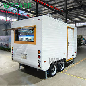 WECARE kustom Mobile Boba teh susu donat Taco makanan ringan truk dokumen lumpur makanan truk makanan roti Trailer makanan sepenuhnya setara - Product Image 6