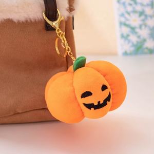 Llavero de calabaza de Halloween de 10cm, muñeco de peluche, colgante de calabaza, llaveros de calabaza, - Product Image 5