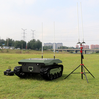 Châssis de robot à chenilles télécommandé TinS-17, charge maximale 700 kg, avec suspension et absorption des chocs pour livraison tout-terrain stable