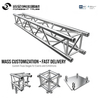 Truss en aluminium FS34X de qualité industrielle, taille personnalisée, avec connecteur à tige pour éclairage de scène, spectacles en direct, festivals et salons professionnels