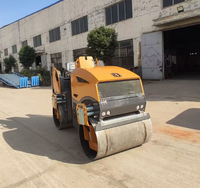 Rouleau compresseur routier à tambour simple ou double de 1 tonne, 1,5 tonne, 2 tonnes, 3 tonnes, auto-propulsé, à marche arrière, vibratoire