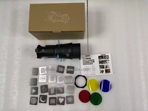Hình nón Quang Snoot Kit cho <span class=keywords><strong>flash</strong></span> Bowens núi 4 bộ lọc màu 20 gobos ảnh studio chiếu tập tin đính kèm Spotlight - Product Image 2