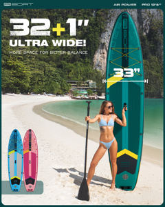 Alta calidad 12'6 "x 33" x 6 "Stand up <span class=keywords><strong>Paddle</strong></span> Board Durable Drop Stitch Material pesca SUP Board <span class=keywords><strong>Paddle</strong></span> <span class=keywords><strong>Surf</strong></span> Board con <span class=keywords><strong>asiento</strong></span> - Product Image 5