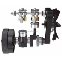 TOYAN FS-L200AC-OT Twin Cvlinder quatre temps moteur Nitro kit de bricolage ensemble de modèles de moteur assemblés en métal