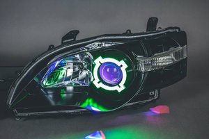 Anneaux lumineux ADT Car Angel Eyes à commande par application RGBW, anneaux halo effet de poursuite en coton 60mm 70mm 80mm 140mm 160mm - Product Image 6