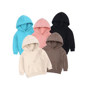 Logotipo personalizado Otoño e Invierno Estilo Premium Sudadera con capucha Niños Impresión personalizada Sudaderas con capucha para niños Comodidad diaria - Product Image 4