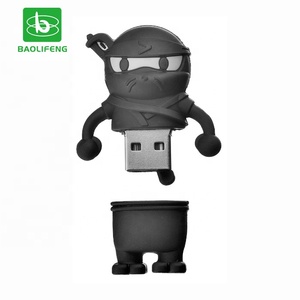 Clé USB 8GB 16GB 32GB Mignon Dessin Animé Miniature <span class=keywords><strong>Ninja</strong></span> Forme USB Lecteur Flash Mémoire Bâton <span class=keywords><strong>de</strong></span> Pouce - Product Image 6