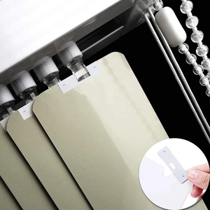 Trắng Dọc Mù Sửa Chữa Vane Savers Kim Loại Bền Louver Phụ Tùng Thay Thế Với Chất Lượng Tốt Clip Bảo Trì/Mù Sửa Chữa - Product Image 3