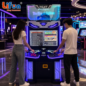 LIFUN Machine de jeu d'arcade Street Fighter pour 2 joueurs, jeu de combat rétro à monnayeur pour centre de jeux - Product Image 1