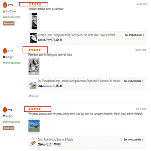 Vente flash : <span class=keywords><strong>Bateau</strong></span> à rames de loisirs de 4,5 m pour la navigation de plaisance, la pêche en eau douce et les activités de groupe restreint - Product Image 6