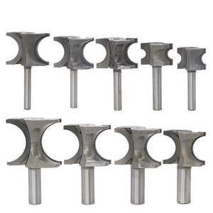 <span class=keywords><strong>Fraise</strong></span> à rainurer ronde pour le travail du bois CNC L-N152-1 / <span class=keywords><strong>Fraise</strong></span> à chanfreiner <span class=keywords><strong>demi</strong></span>-ronde / <span class=keywords><strong>Fraise</strong></span> à chanfreiner droite de type doigt - Product Image 1