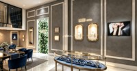 Vitrine à bijoux murale, armoire à bijoux sur pied pour l'affichage en magasin de bijouterie