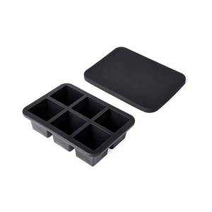 Bandeja de Silicona Flexible para Cubos de Hielo, Personalizada, Ecológica, Libre de BPA, Duradera, Fácil de Desmoldar, con Tapa, para Hacer Helados - Product Image 1