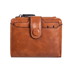 Eco-Friendly RFID Blocking Bifold PU Wallet for Women Slim Mini Coin Purse Holder Open Closure Short Length Credit Card Wallet - Product Image 5