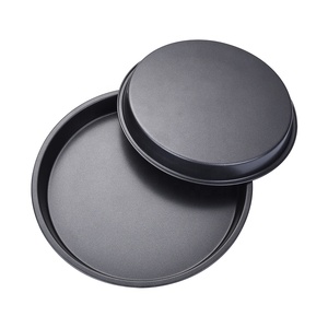 Teglie per <span class=keywords><strong>Pizza</strong></span> Antiaderenti di Piccole Dimensioni, Diametro 15 cm (6 Pollici), Fondo Piatto Rotondo per Forno - Product Image 4