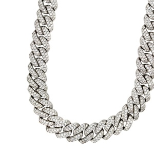 <strong>Custom</strong> Cuban Link <strong>Chain</strong> 925 Sterling Silver Jewellery Fine Jewelry Necklace Hip Hop Miami Cuban Link <strong>Chain</strong> for <strong>Men</strong> - Product Image 2