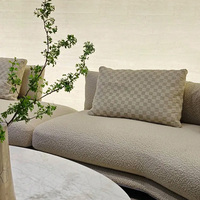 Tissu d'ameublement pour canapé en chenille jacquard 100% polyester respirant de haute qualité pour textiles de maison, poids moyen, résistant aux déchirures