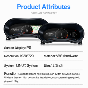 ชุดอัพเกรดหน้าจอ LCD สำหรับรถยนต์ NaviHua มาตรวัดความเร็วอัตโนมัติ ระบบ Linux จอแสดงผลดิจิตอลสำหรับรถยนต์ Infiniti Q50/Q50L/Q60 ปี 2013 202 - Product Image 5