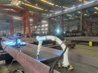 New Design Industrial 6 Axis Collaborative Welding Robot with PLC Control Moving Cart Easy Use High Quality Factory Price