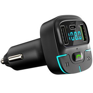 Lecteur MP3 sans fil pour voiture, kit voiture LED, adaptateur radio, type-C PD, émetteur FM Bluetooth, prise en charge de la clé USB - Product Image 5