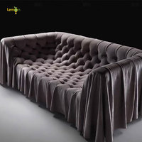 LEMON FURNITURE Canapés Chesterfield pour salon, fauteuil de détente, canapé de style rétro américain, design italien haut de gamme, canapé pour salon