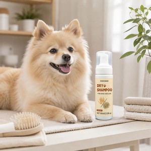 Champú Seco para Mascotas Zourunan, Espuma sin Agua con <span class=keywords><strong>Bomba</strong></span> Dosificadora, para Perros y Gatos, Aroma a Avena, Cuidado y Aseo, 60 ml, 2.03 Fl Oz, OEM, Venta al por Mayor - Product Image 4