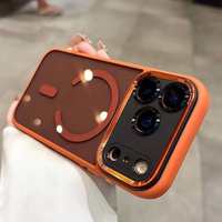 Étui magnétique transparent en acrylique JOYPORODO antichoc en PC, vente en gros pour iPhone 17 Pro Max