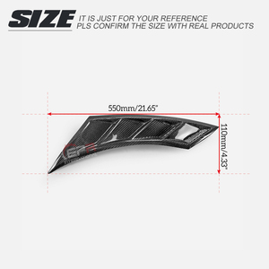 Carbon Fiber for 16-18 10th Gen Civic FC EPA Front <b>Fender</b> air Vent (Also Fit FK7/8 OE <b>Fender</b>) - Product Image 6