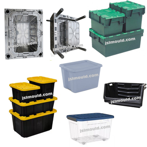 Boîtes de rangement en plastique PP robustes empilables Huangyan <span class=keywords><strong>JSL</strong></span> de 5/12/15/27/30/40 gallons, moules ODM et OEM - Product Image 5
