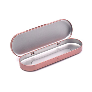 Wholesale Custom Pencil Hinged Lid Tin Box Metal Case