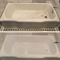 Peinture en aérosol pour la rénovation des baignoires et des carreaux en céramique