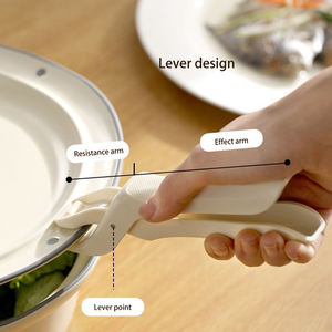 Anti Slip, pengambil mangkuk tahan panas Anti melepuh dapur penjepit Oven sarung tangan untuk panci hidangan panas mangkuk piring tahan lama dapat digunakan kembali - Product Image 3