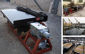 Meja goyang peralatan pertambangan emas, untuk konsentrator emas mesin pengolahan Mineral efisiensi tinggi - Product Image 6